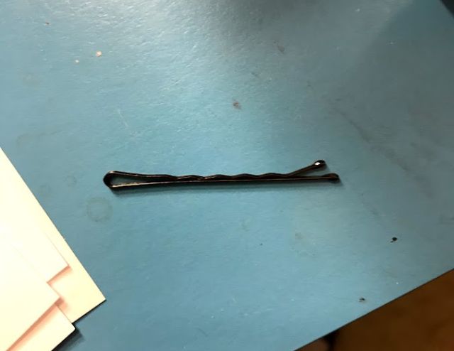 A bobby pin.